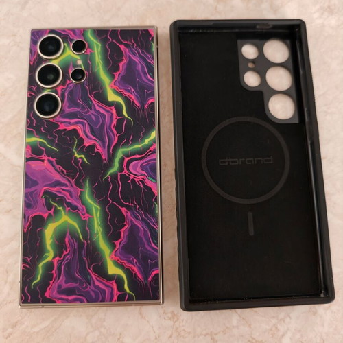 Samsung Galaxy S24 Ultra 512GB Titanium Grey mint condition with dbrand Carnage & QSkinz