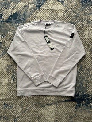 Stone Island sweatshirt new, size M, white pink