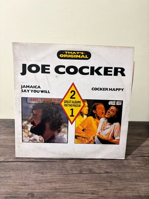 Joe Cocker Jamaica Say You Will, Cocker Happy vinyl used