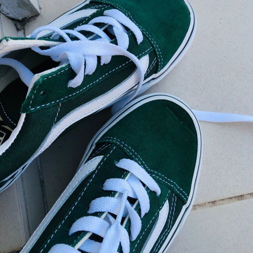 Vans shoes size 35 new, green