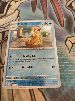 Floatzel 049/197 Pokemon card Reverse Holo like new Obsidian Flames