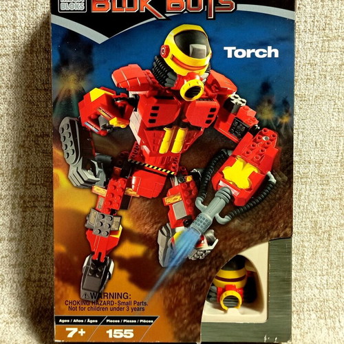 Mega Bloks Torch Transforming Blok Bots set 9338