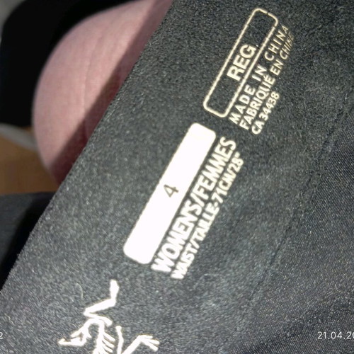 Arc'teryx pants size S-M like new, black