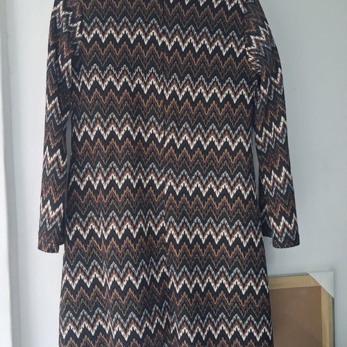 Twenty 29 midi dress like new, brown and gold