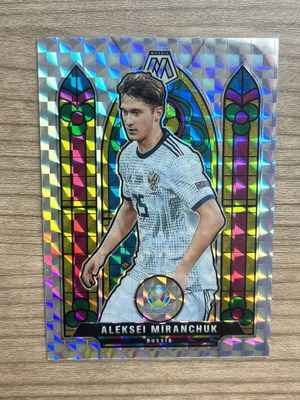 2021 Panini Mosaic UEFA Euro Soccer Aleksei Miranchuk Stained Glass SSP like new