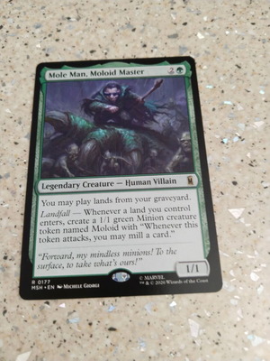 Magic the Gathering Mole Man, Moloid Master card