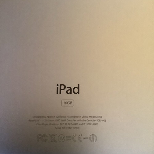 Apple iPad 3 Wi-Fi 16GB used, Retina 9.7-inch display