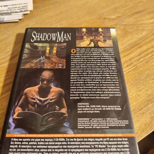 Shadow Man PC Game like new