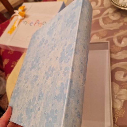 Princelino photo album for boy with silver cover and 30 pages