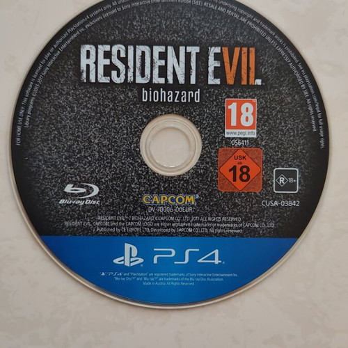 Resident Evil VII Biohazard PS4 game