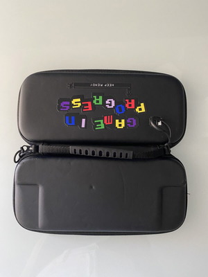Nintendo Switch carrying case used with 10 game card slots