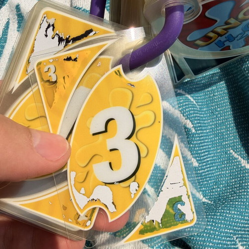 Uno H2O waterproof cards used condition