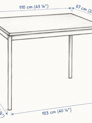 Dining table with chairs