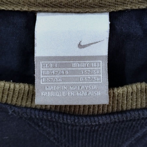 Nike Vintage Sweatshirt Cotton Blue