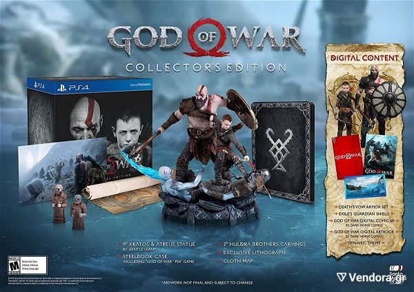  God of War Collector's Edition gia PS4 PS5