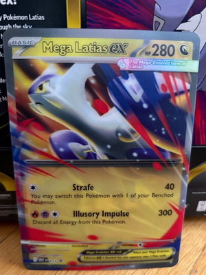 Mega Latias Ex Jumbo Card new 011 Mega evolution