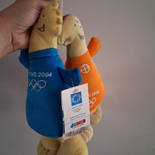 Phoebus and Athena Olympic Games 2004 collectible mascots new