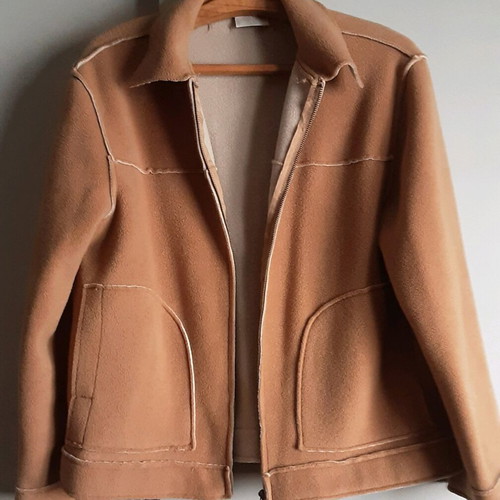 Urban Classics women's fleece jacket new beige size M