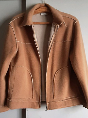Urban Classics women's fleece jacket new beige size M