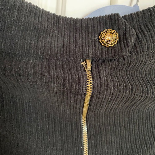Nidodileda corduroy pants black like new, size S