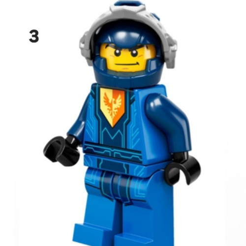 7 Lego Nexo Knights and DC figures