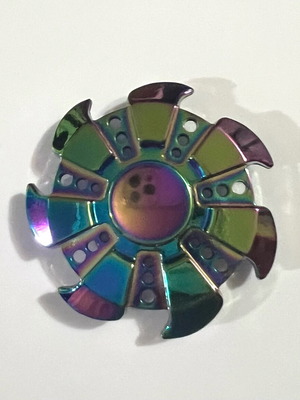 MetalFidget spinner multicolor like new with case