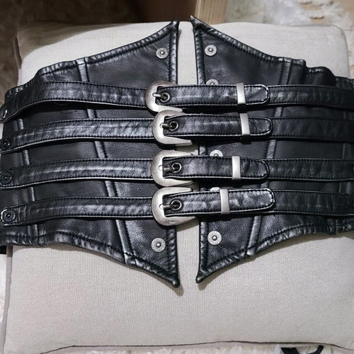 Punk Rave corset belt used, goth steam punk vintage cosplay
