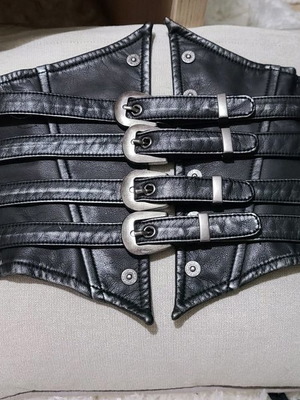 Punk Rave corset belt used, goth steam punk vintage cosplay