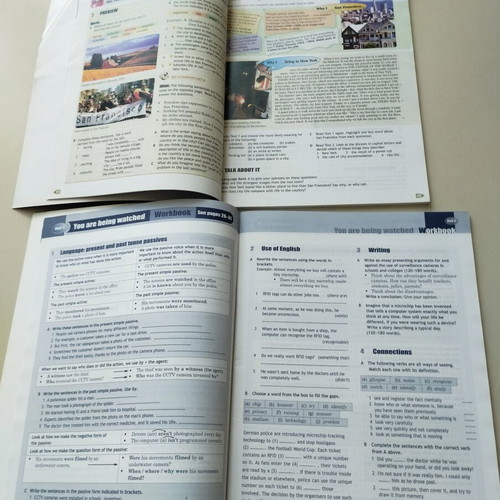 QSE Upper Intermediate B2 Student's Book and Workbook like new