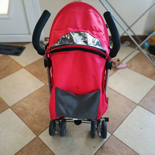 Chico Stroller used with sturdy frame and adjustable recline