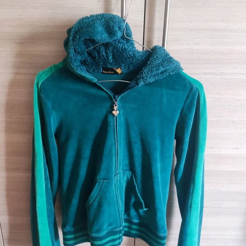 Sugarfree cardigan like new, green for girls 10-11 years