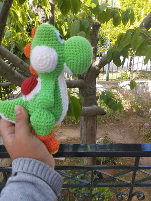 Knitted Little Hero handmade amigurumi made to order