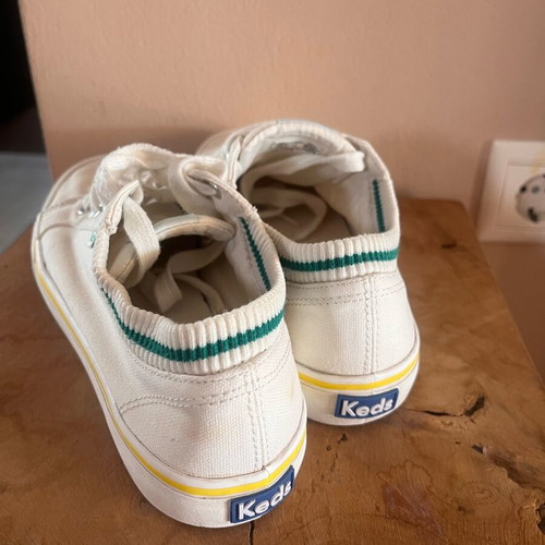 Keds Sneakers Women Size 39 Like New White Canvas