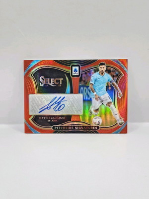 Panini Select Serie A Mattia Zaccagni Red Autograph σαν καινούργιο