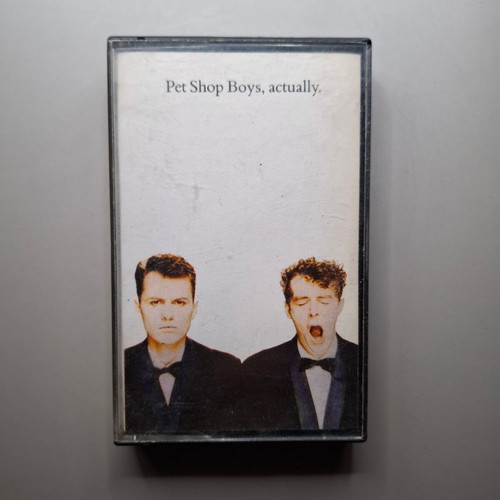 Pet Shop Boys Actually cassette tape used, pop