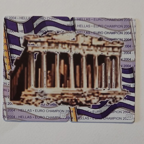Collectible Parthenon Club Euro 2004 & Environment Smart Cards set new