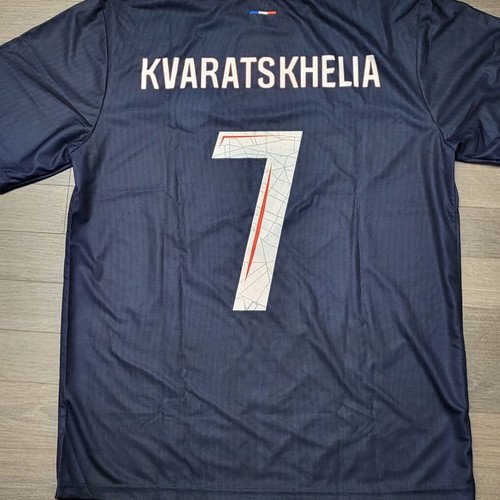 Paris Saint Germain Kvaratskhelia sports jersey XL official replica