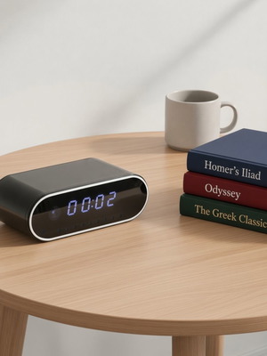 ULar 2-in-1 alarm clock with HD WiFi camera