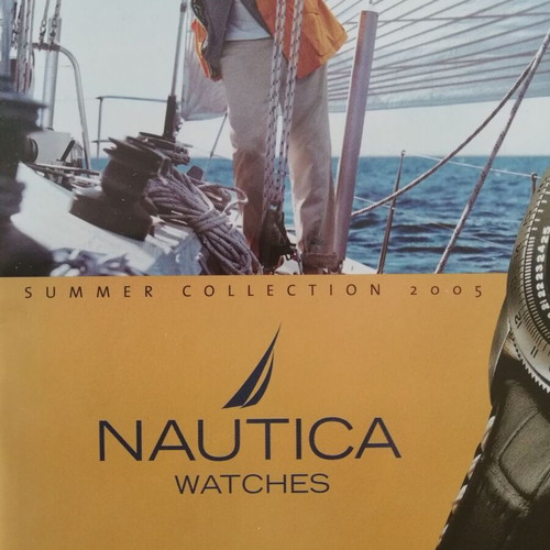 Nautica 2005 promotional watch catalog like new