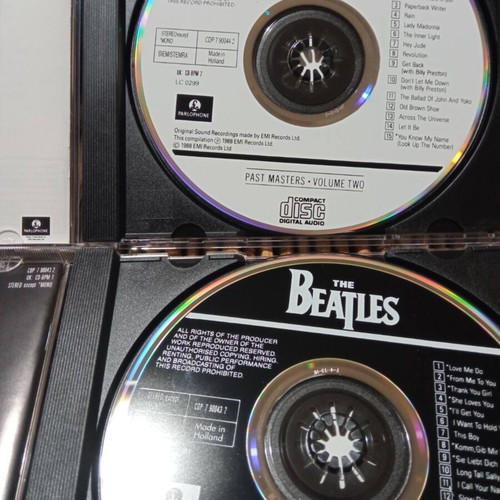 The Beatles Past Masters Volume One and Volume Two CDs used
