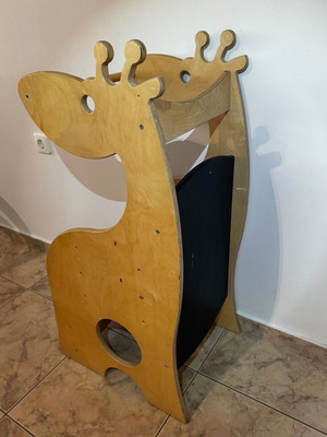 Πύργος εκμάθησης καμηλοπάρδαλη Montessori ξύλινος σαν καινούργιο