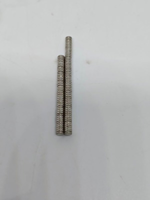 Μαγνήτες νεοδυμίου 3mm x 1mm σαν καινούργιοι, δισκοειδείς