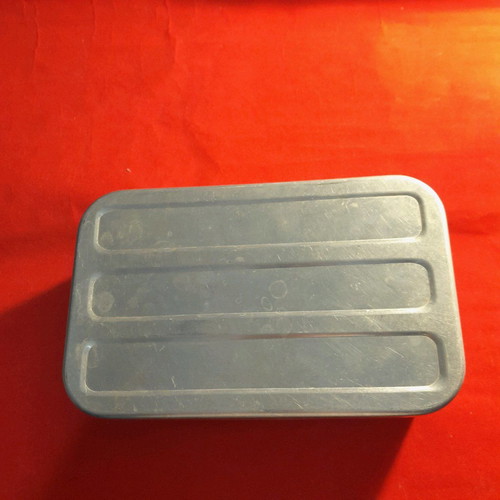Ice cream bowl used, aluminum for freezer
