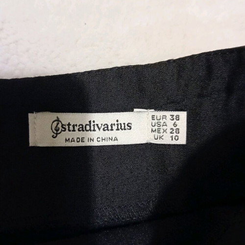 Stradivarius mini skirt new black size M 38 10 without tags