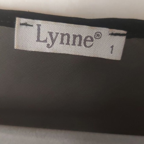 Lynne blouse transparent black like new, size S