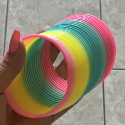 Rainbow Circle spring toy