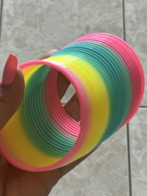 Rainbow Circle spring toy