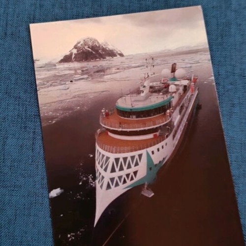 Ship postcard collection like new, rare
