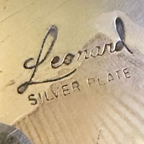 Vintage Leonard Silver Plate Coffee Pot new, heavy, decorative