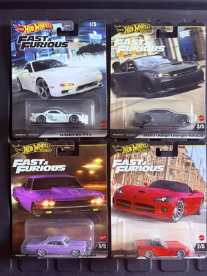 Hot Wheels Fast and Furious αυτοκίνητα σε άριστη κατάσταση